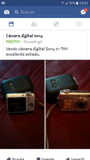 Vendo cámara digital Sony