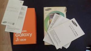 liquido 2 cajas y manuales de Samsung j1, Ace y Samsung