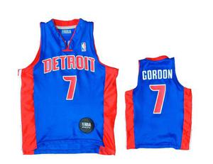 Camiseta De Basquet Para Niño Detroit Licencia Oficial