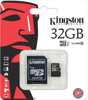 Memoria Micro SD 32 GB Clase 10 Ultra Adaptador SD Kingston