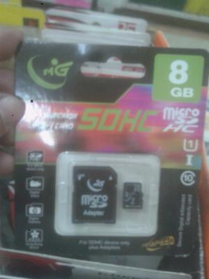 Micro sd de 8 gb sellada nueva es un local