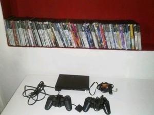 PlayStation 2 con 70 juegos