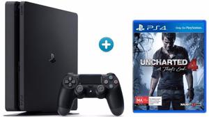 Playstation 4 Ultra Slim 500gb + Uncharted 4 + Call Of Duty