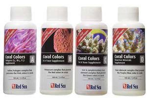 Red Sea Coral Colors Pack X 4 Suplemento Programa A B C D