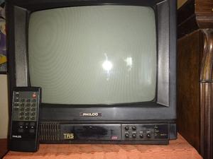 TELEVISOR PHILCO 14 PULGADAS TRINORMA VENDO CON CONTROL