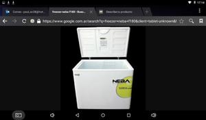 Freezer NEBA modelo F 180-color blanco