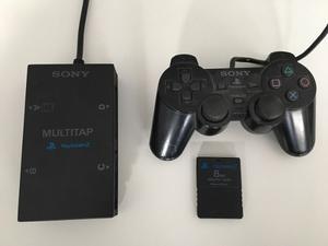 Set Play Station 2 Control+memory Card+multitap