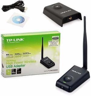 Adaptador Usb Inal. Alta Potencia 150mbps Tp-link Tl-wnn