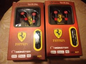 Auriculares Ferrari nuevos