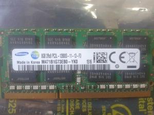 Memoria DDR3 de 8 GB, para Notebook, Sodimm -  Mhz
