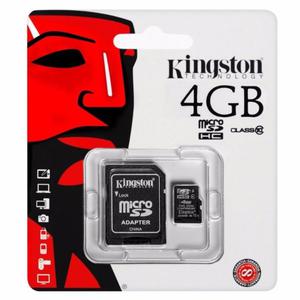 Memoria Micro Sd Kingston 4Gb, clase 4