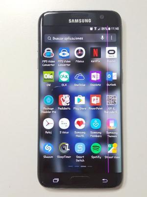 Samsung Galaxy S7 Edge Con Linea De Pixels