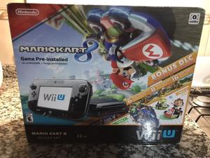Wii U 32 gb deluxe set MarioKart 8 Usada pero como nueva!