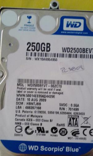 Disco de 250gb sata WD