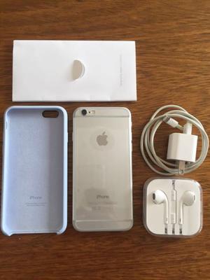 IPhone 6 silver 64 GB impecable