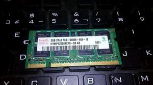 Memoria ram DDR2 2gb para notebook y netbook