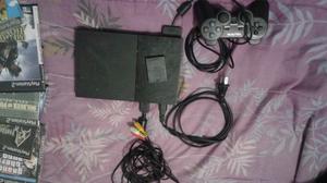 Ps2 con memory 6 juegos