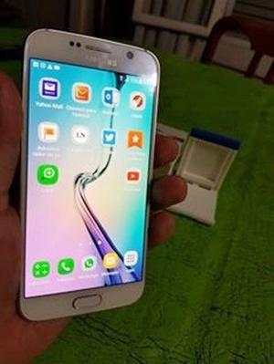 Samsung S6 Flat color blanco libre INMACULADO