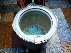 tambor Con Motor de lavaropas (lo que se ve en la foto)