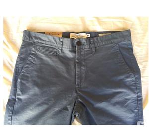 Pantalon HyM Skinny Fit Azul - Hombre -Talle 32- NUEVO