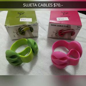 Sujeta Cable Plastico / Silicona