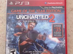 Uncharted 2 ps3 Game of the year edition