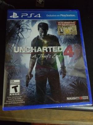 Uncharted 4 A Thielf´s End PS4 Fisico Play 4