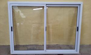 VENTANA DE ALUMINIO BLANCO 150X110 [FABRICA]