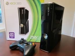 Xbox 360 Slim 250 Gb 1 Mando Caja Cable Transformador !!!