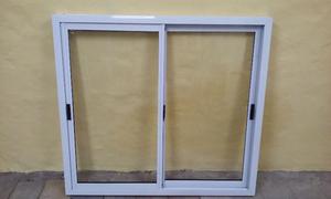 ventana aluminio blanco 120x110 con vidrios el mejor precio