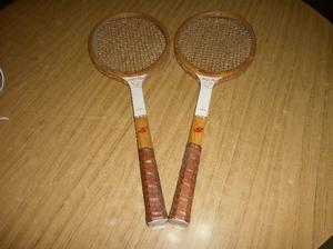 2 raquetas antiguas para decoracion VER MAS