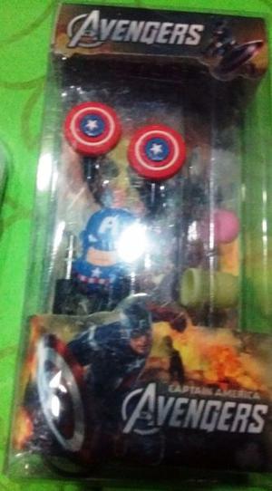 Auriculares Avengers Capitan America