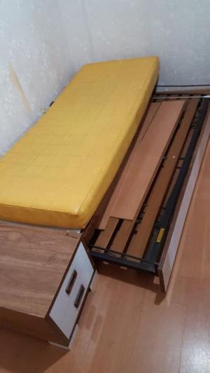 Cama Nido Doble Con Comoda Madera Formica Muy Resistente!