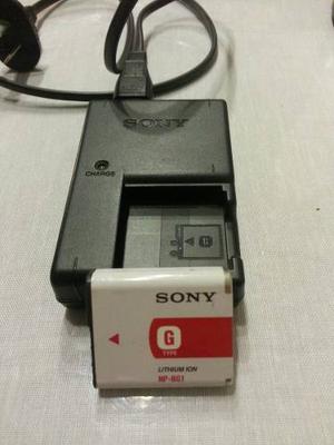 Cargador De Bateria Sony + Bateria Sony Np-bg1