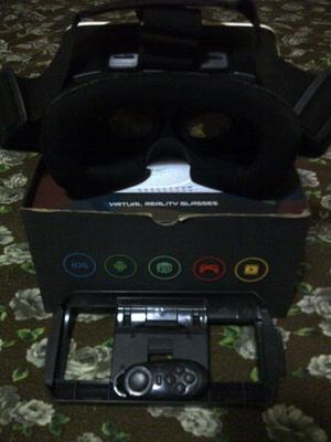 Lentes de Realidad Virtual 3D con Control Remoto y caja!!!