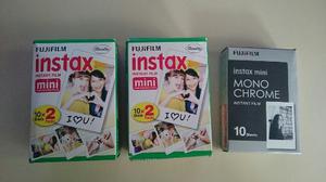 Pack Instax Mini 2 Packs 10x2 Y 1x10 Byn