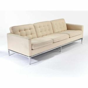 Sillon Knoll 3 Cuerpos Ecocuero