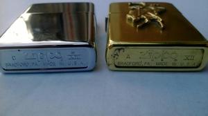 encendedores zippo made in usa,bronce y acero