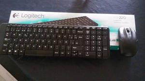 kit teclado y mouse inalambrico logístech