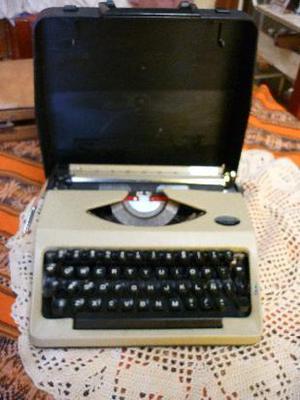 máquina de escribir manual portátil olympia traveller con