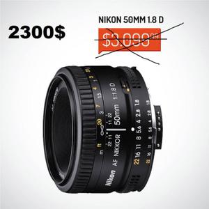 Lente Nikon 50mm 1.8D poco uso