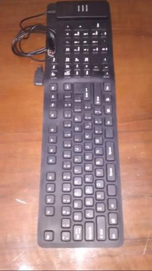 Teclado Silicona Enrrollable Usb/ps2