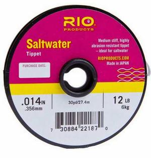 Tippet Rio Saltwater 12 Lbs, Ideal Pesca De Bonefish
