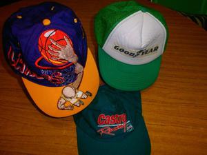 LOTE DE 3 GORRAS VER FOTOS