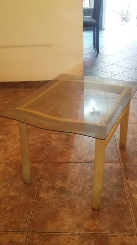 Mesa Ratona Con Vidrio