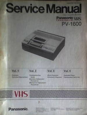 manual de service “panasonic” vhs pv  original