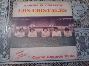 Disco De Vinilo De Los Cristales Sangra El Corazon