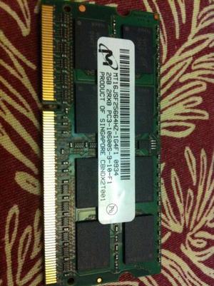 MEMORIA RAM PARA NOTEBOOK 2GB DDR3