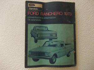 Manual Fabrica Ford Serv. Ranchero 