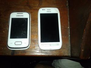 Samsung y nokia